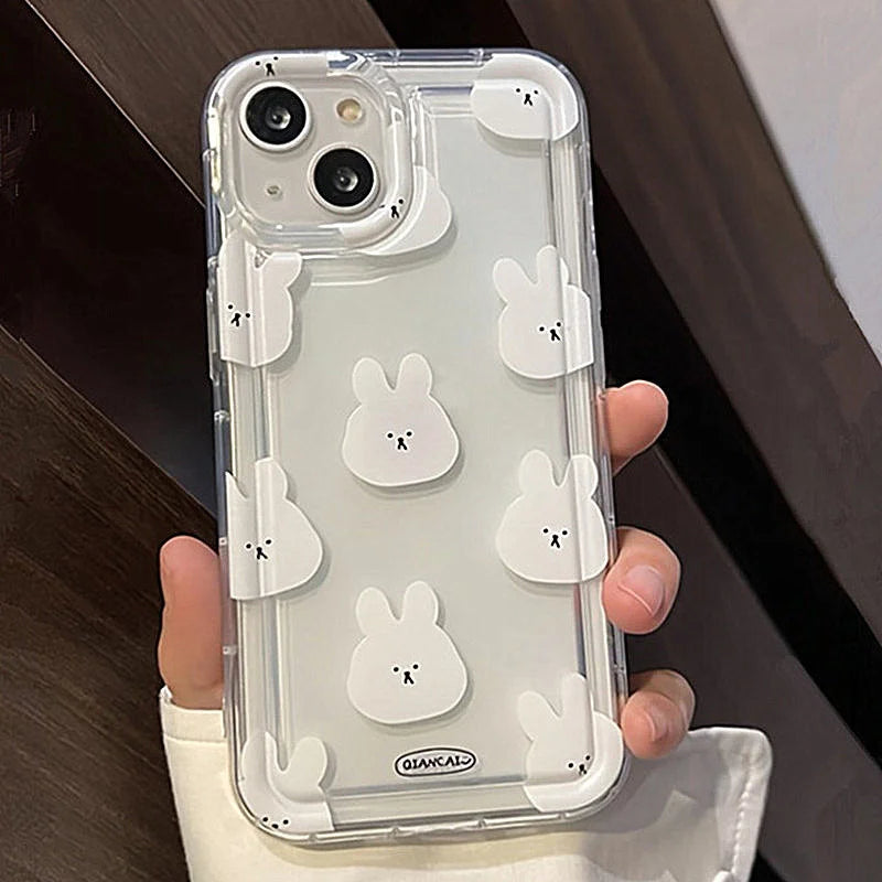 Funda de Teléfono con Gato de Dibujos