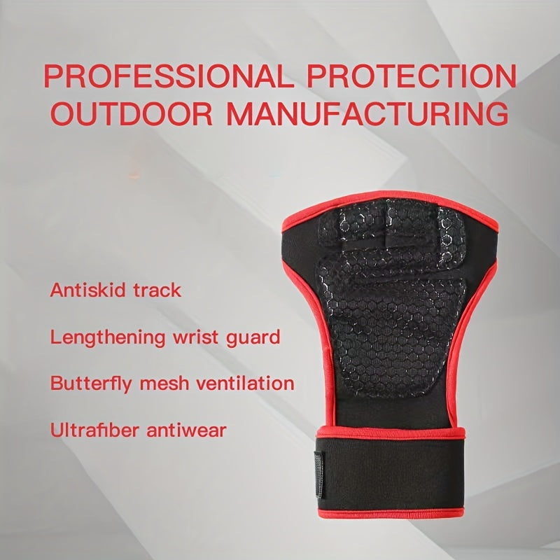 1 Par de Guantes Negros para Levantamiento de Pesas