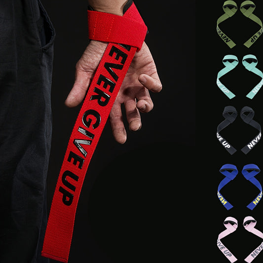 1 Par de Correas Acolchadas para Levantamiento de Pesas