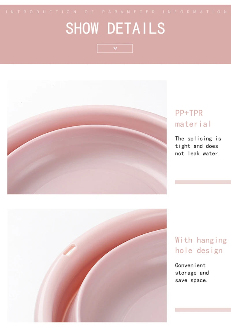 Foldable Plastic Basin Portable