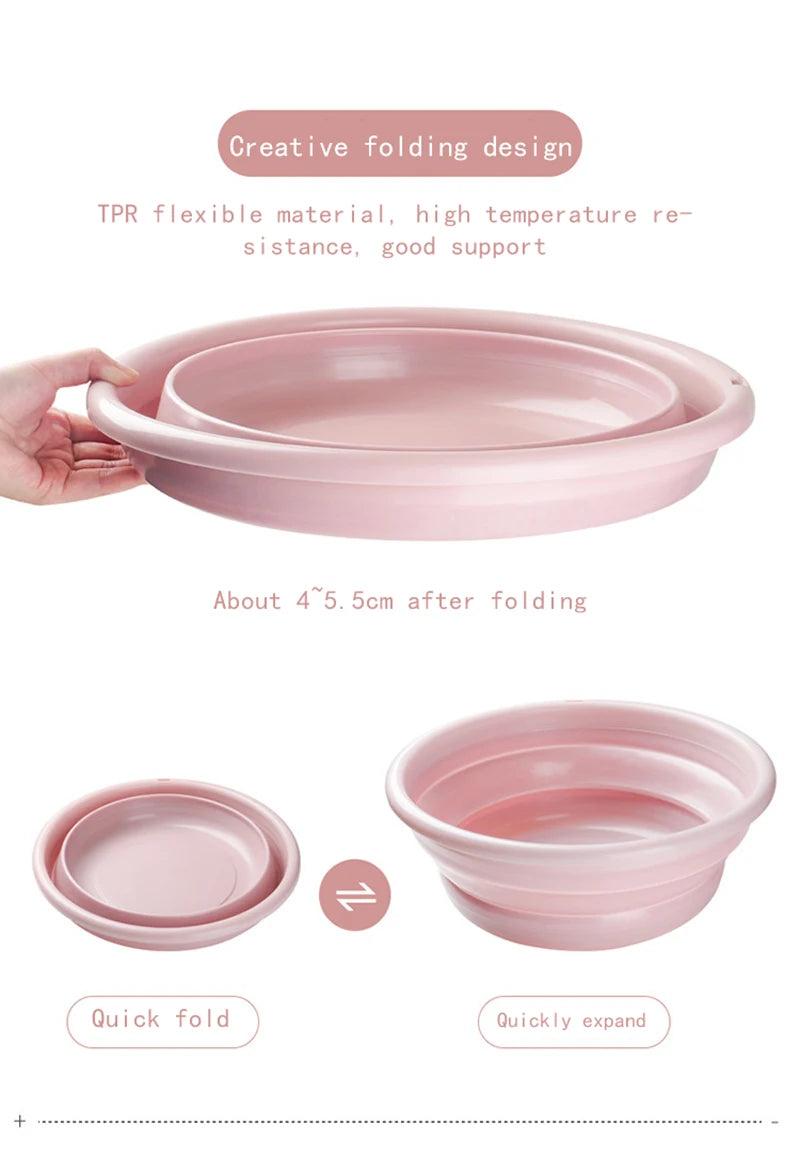Foldable Plastic Basin Portable