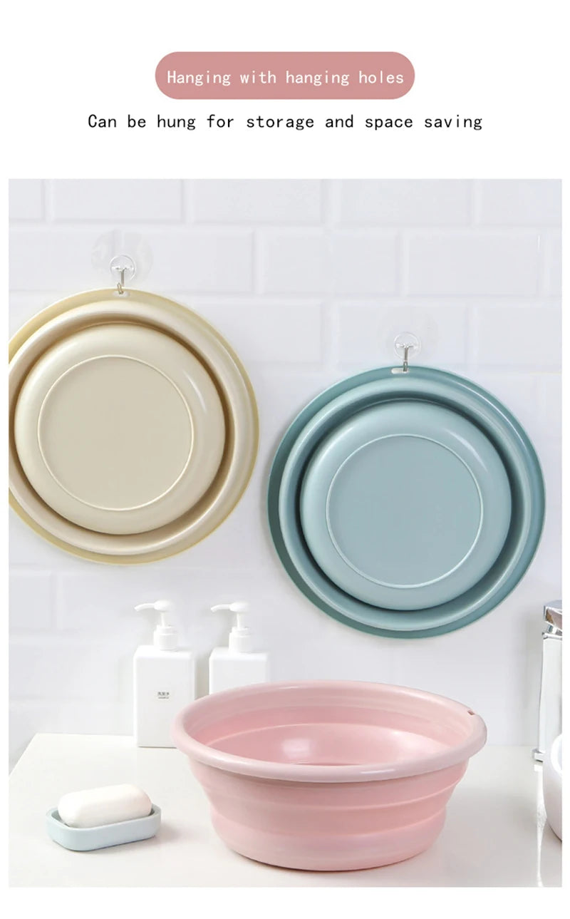 Foldable Plastic Basin Portable