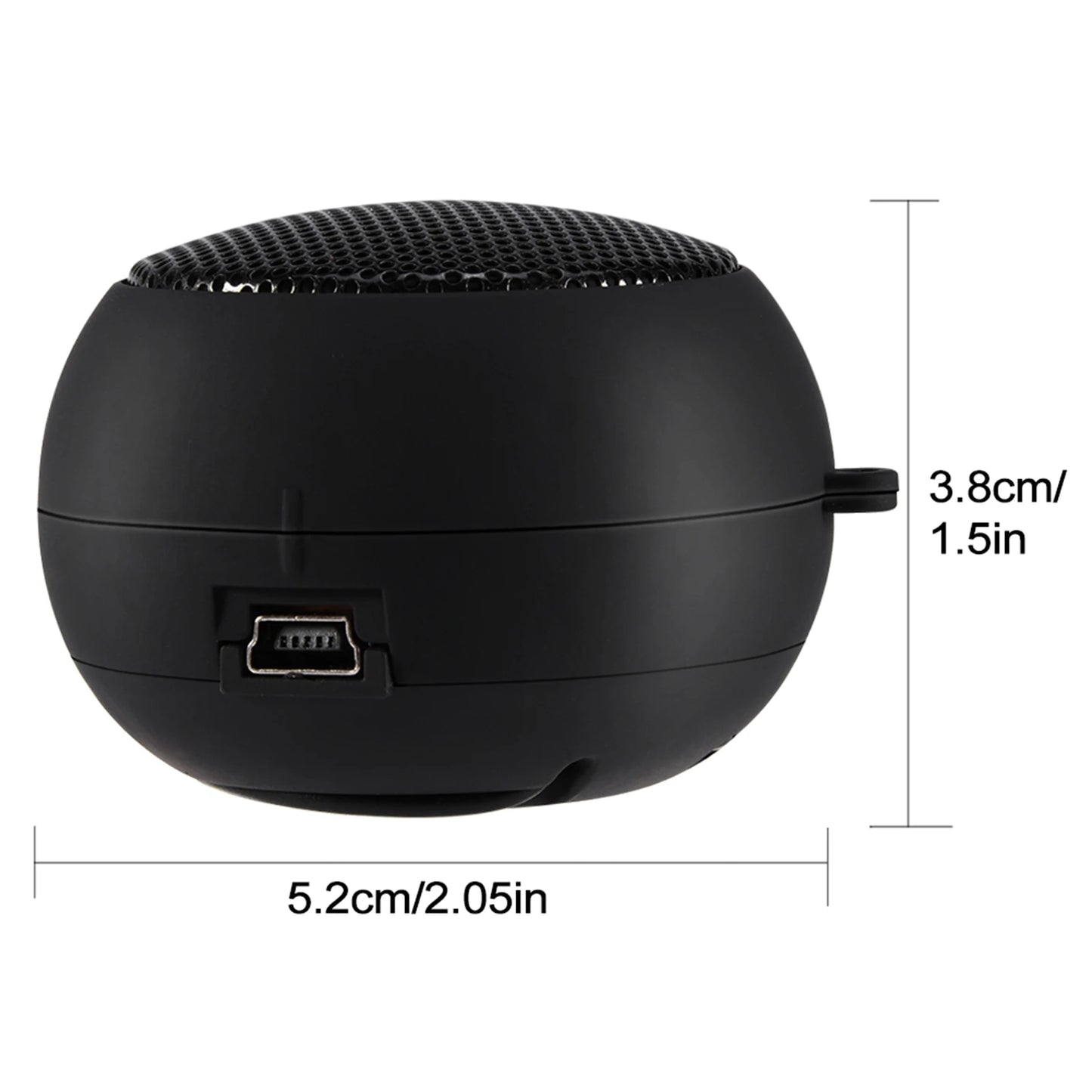 Mini Portable Travel Loud Speaker 3.5mm Jack