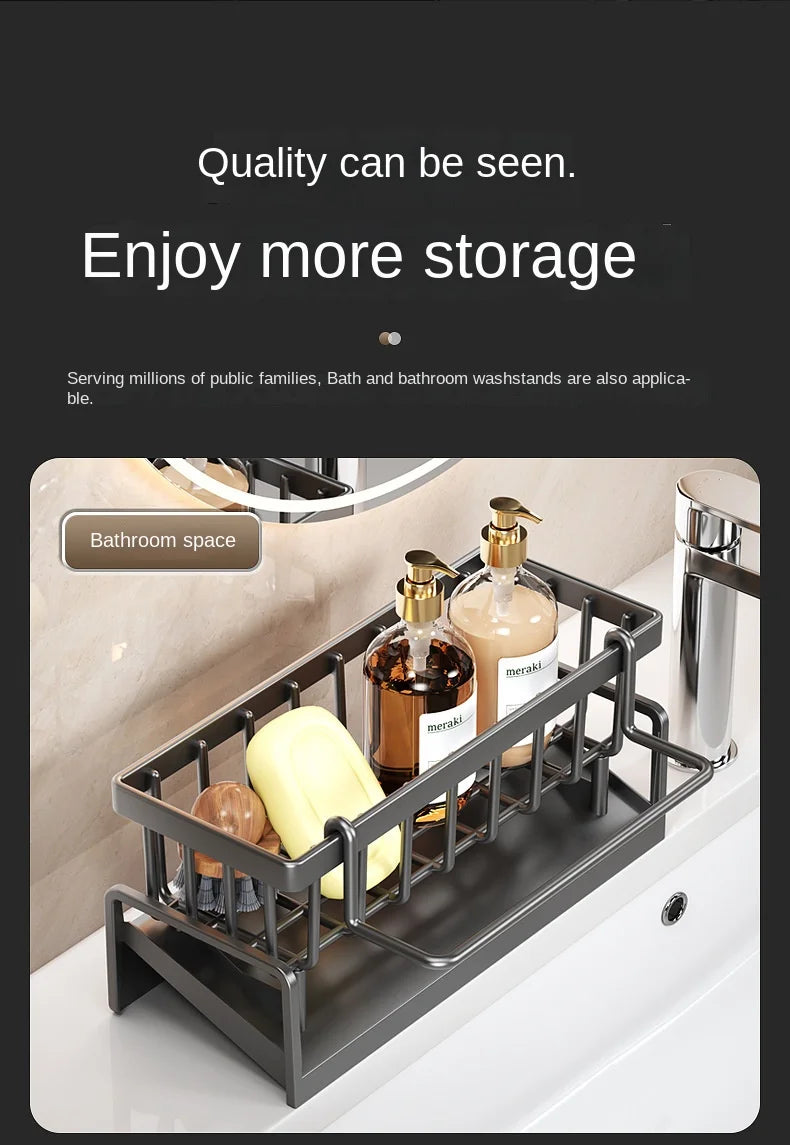 Organizador con Escurridor para Fregadero de Cocina