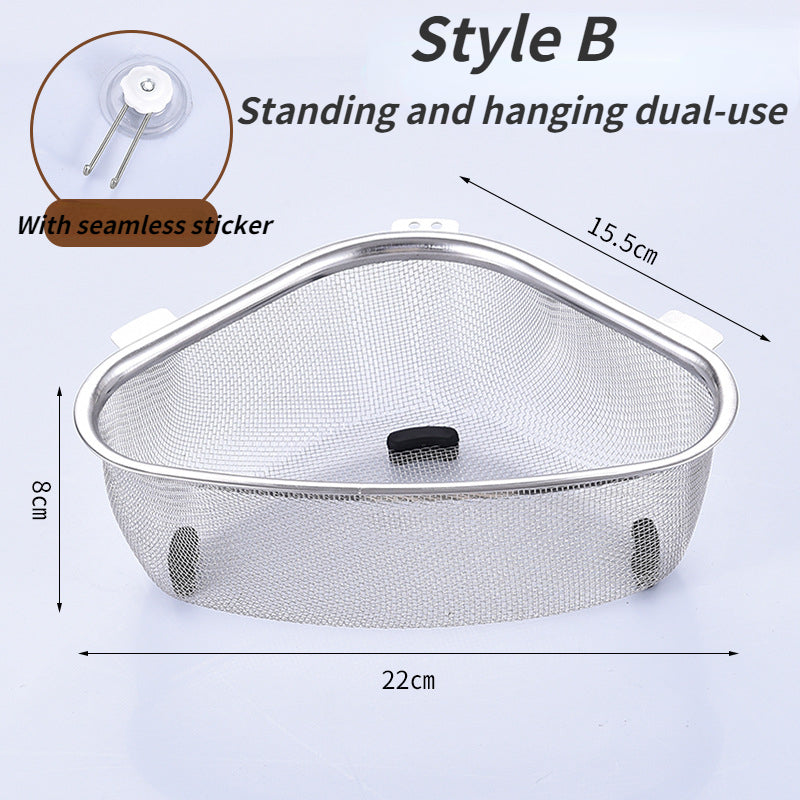 Kitchen Sink Drain Basket Stainless Steel