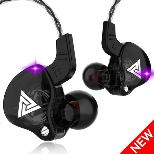 Original QKZ AK6 Copper Driver HiFi Wired Earphone