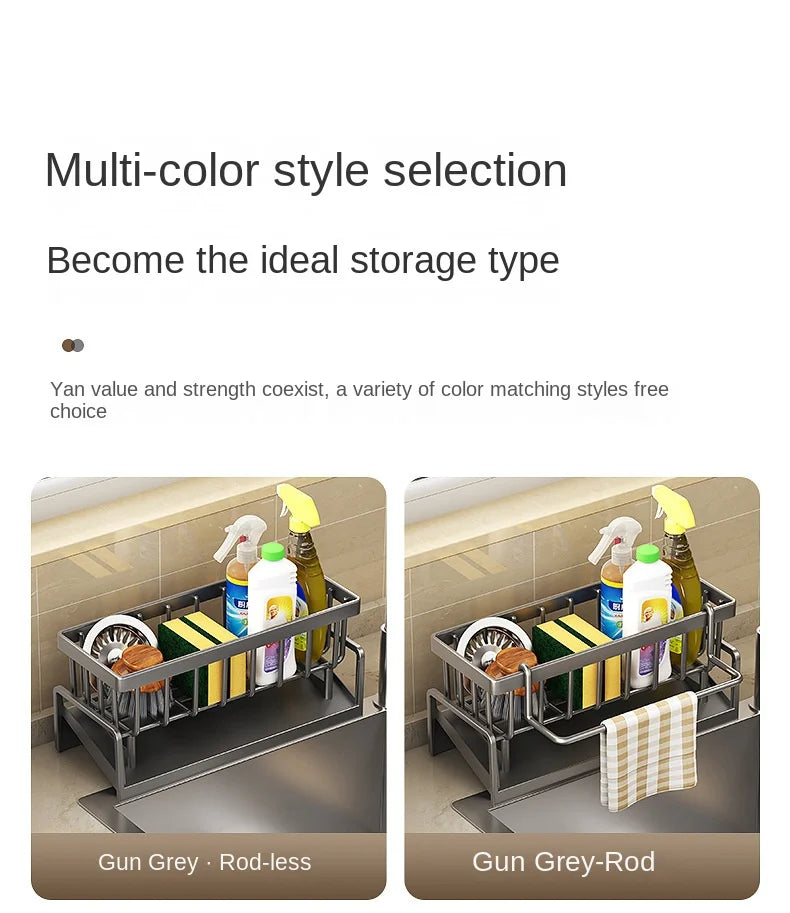 Organizador con Escurridor para Fregadero de Cocina