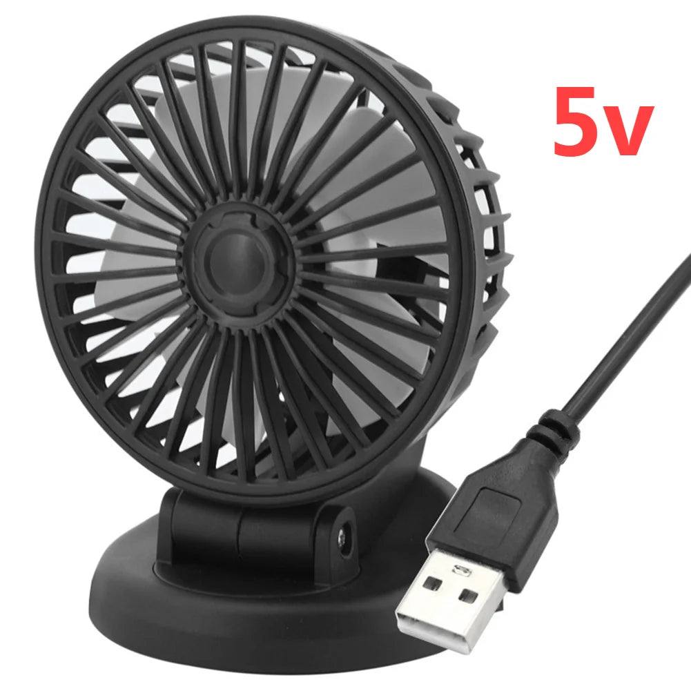 USB Car Fan 360 All-Round Adjustable