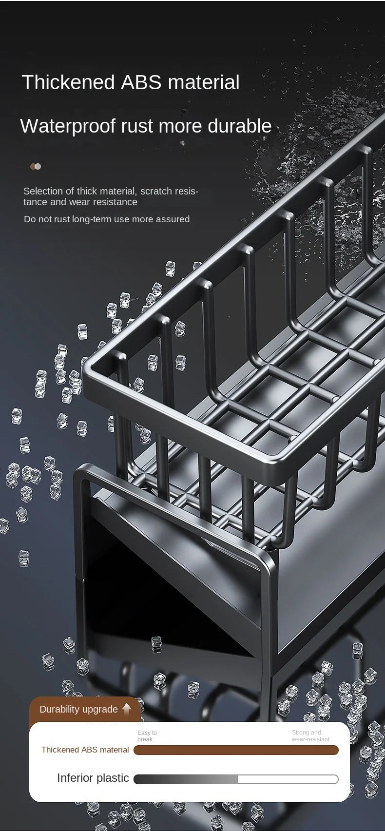 Organizador con Escurridor para Fregadero de Cocina