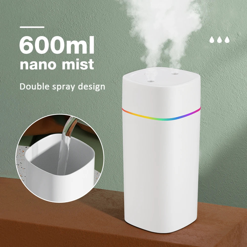 600ML Air Humidifier USB Charging
