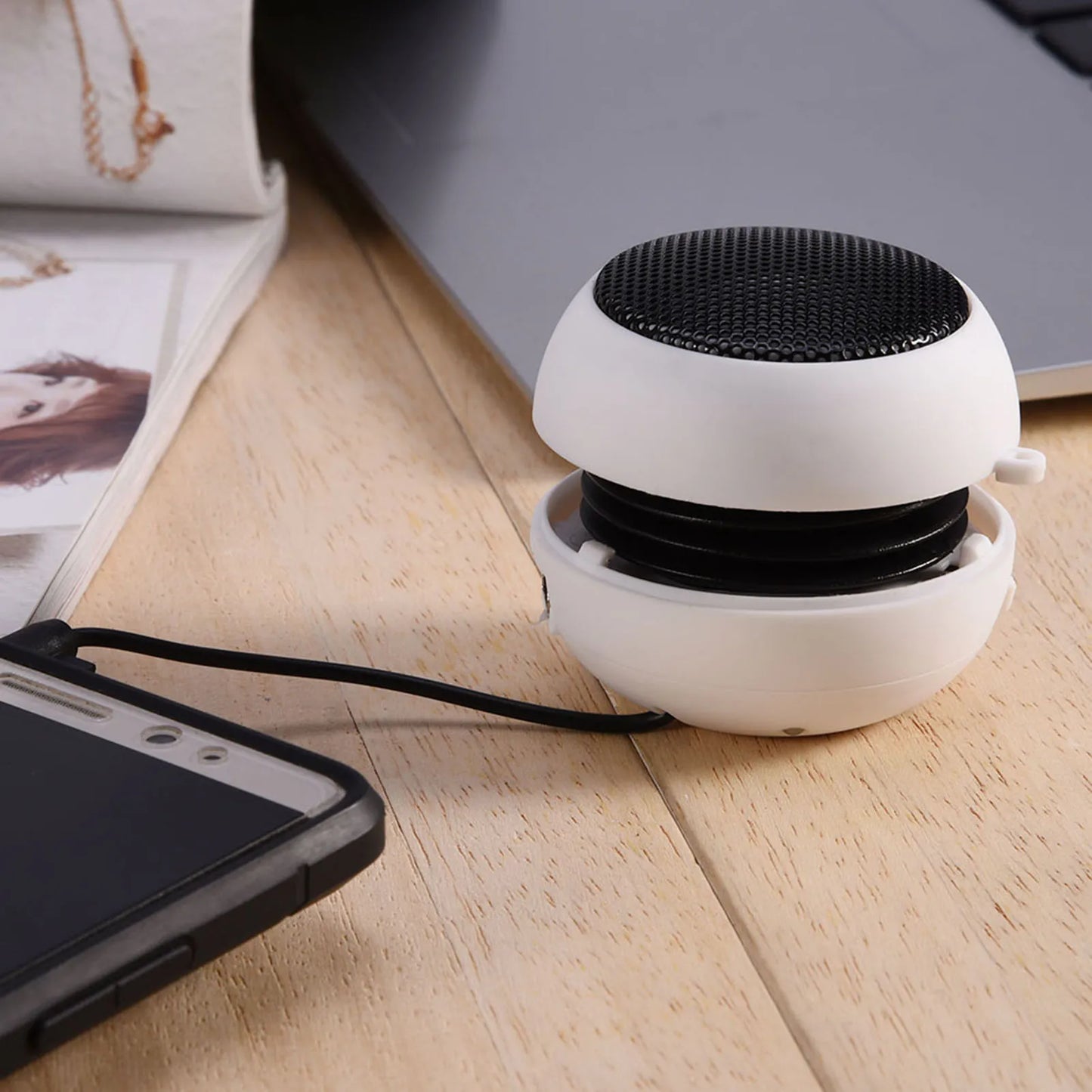 Mini Portable Travel Loud Speaker 3.5mm Jack