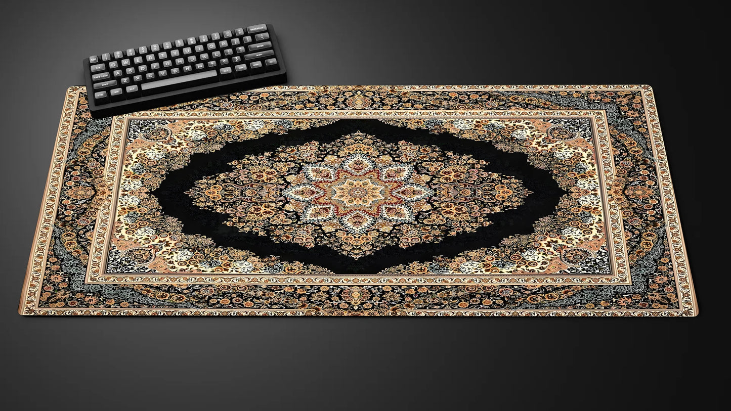 Red Persian Carpet Mouse Pad