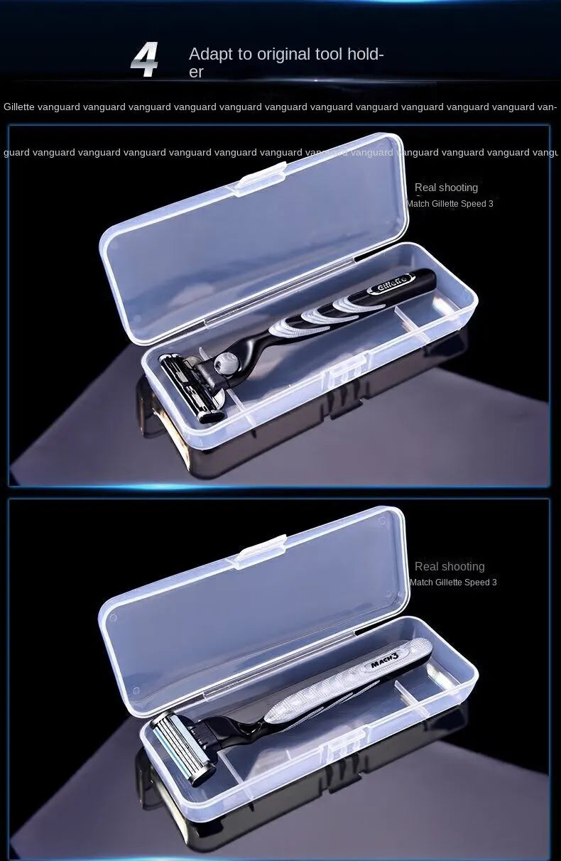 Stylish and Durable Shaving Storage Box for Razors