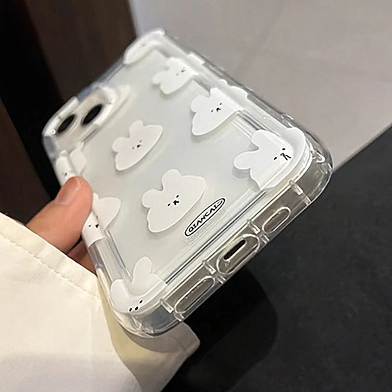 Funda de Teléfono con Gato de Dibujos