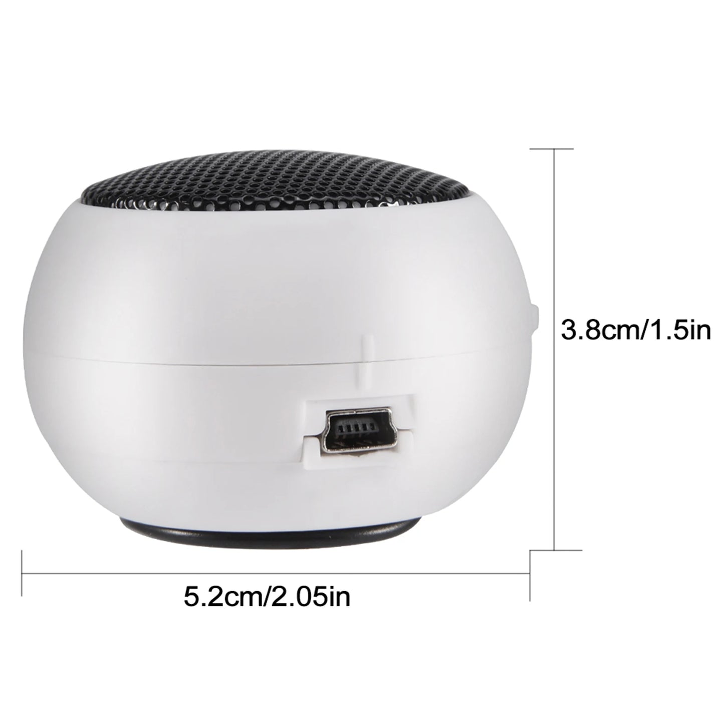 Mini Portable Travel Loud Speaker 3.5mm Jack