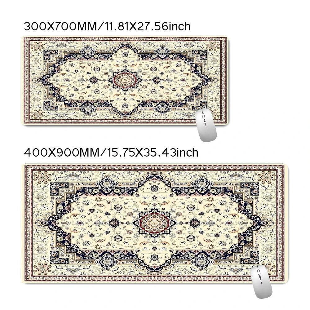 Red Persian Carpet Mouse Pad