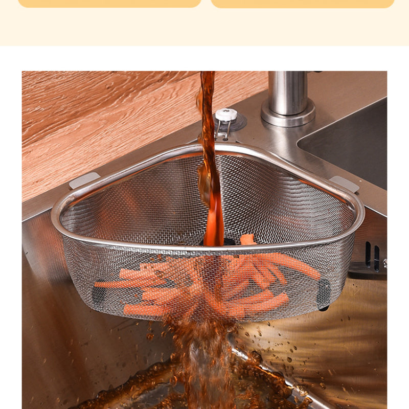 Kitchen Sink Drain Basket Stainless Steel