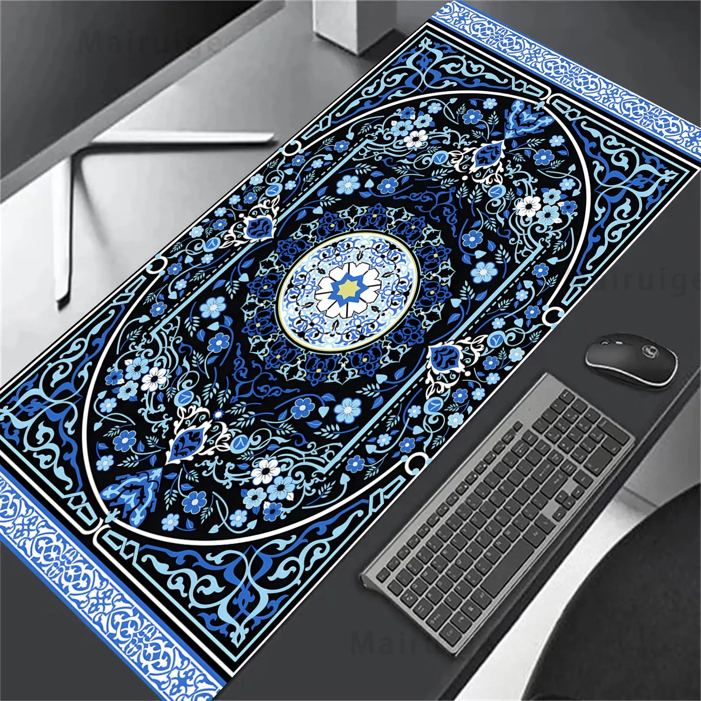 Red Persian Carpet Mouse Pad